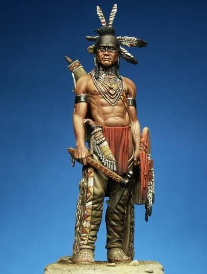 1/24 Ancient Man Standing Figure Model Unpainted Garage Kits No Base Warrior GK 