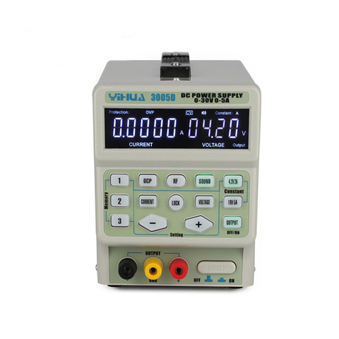 YIHUA 3005D 30V 5A DC Power Supply Adjustable Digital Display Laboratory DC Power Supplies For Phone Repair Tools ► Photo 1/5