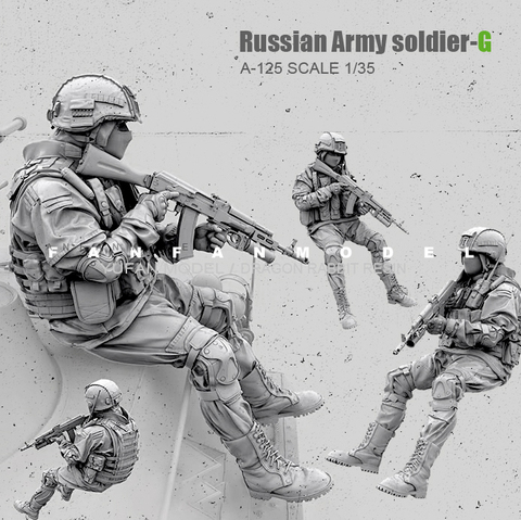 1/35(50mm) Resin Figure Kits Russian Modern Special Forces soldier self-assembled  A-125 ► Photo 1/1