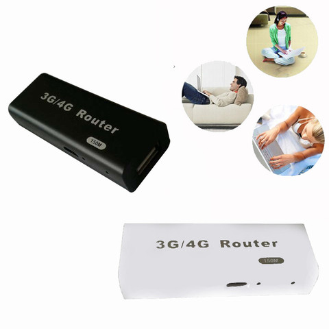 2022 New Mini Portable 3G/4G WiFi Wlan Hotspot AP Client 150Mbps RJ45 For Mac iOS Windows Linux Android USB Wireless Router 20J3 ► Photo 1/6