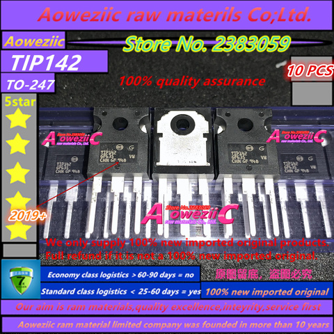 Aoweziic  2022+ 100% new imported original  TIP142  TIP147 TO-247  Darlington tube 15A 100V ► Photo 1/2