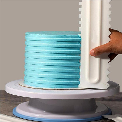 Cake Decorating Comb Icing Smoother Cake Scraper Pastry Design Textures Baking Tools VIP for Scraper cake tool plastic Spatulas ► Photo 1/6