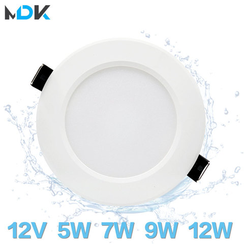 AC/DC 12V Led Downlight 5W 7W 9W 12W Ceiling lamp Recessed Cold  Natural Warm white Indoor Lighting ► Photo 1/6