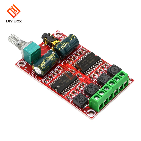 YDA138-E Digital Amplifier Board 20W+20W DC 12-15V Class D Audio Stereo HIFI AMP for Yamaha Speaker XH-M531 with Volume Control ► Photo 1/6