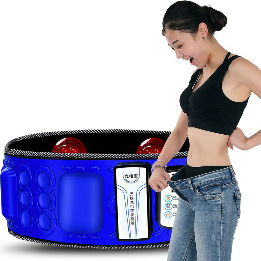 X5 Vibration Full Body Belt Abdominal Massager Electric Waist Fat Burning  Slimming Belt Weight Loss Equipment Muscle Stimulator
