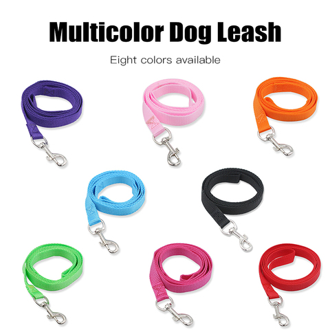 Nylon Dog Leash For Small Medium Large Dog Outdoor Running Walking Training Safe Pet Dog Rope Collar Harness Leash ► Photo 1/6