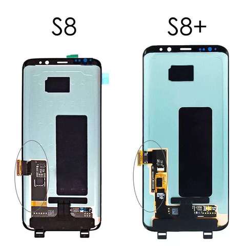 Applicable for Samsung S8 SUPER AMOLED LCD screen, with good touch function and a few small defects (with frame) ► Photo 1/6