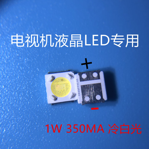 100pcs LUMENS LED Backlight 1W 3V 3535 3537 Cool white LCD Backlight for TV TV Application A129CECEBP18A-2092 4jiao ► Photo 1/6