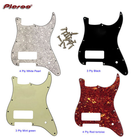 Pleroo Great Quality Guitar parts P90 Stratocaster Guitar PICKGUARD For US 11 Screw Holes Strat  P90 H Humbuckers ► Photo 1/6