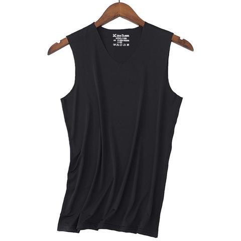 Men Clothes Fitness Mens Vest Clothing For Men Tank Top Bodybuilding Tight Ice Silk Summer Vest Undershirts Fitness sleeveless ► Photo 1/6