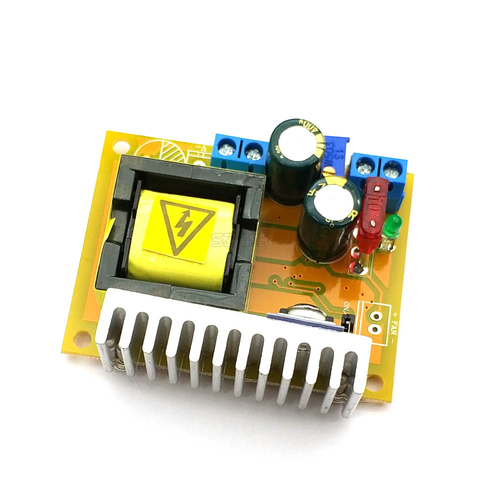 DC-DC Boost Converter 8-32V to 45-390V High Voltage ZVS Capacitor Charging Board 220V 110V ► Photo 1/5