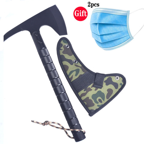 New Outdoor Camping Axe Aluminum Handle Tomahawk Fire Rescue Survival Multifunctional floding Axe ► Photo 1/6