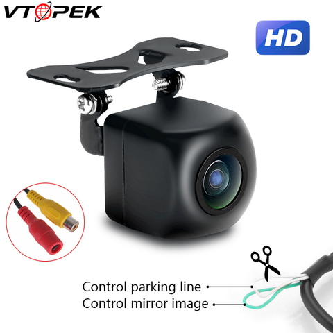 Vtopek Car Rear View Camera Backup Reverse Camera Reversing Image Waterproof Night Vision for Auto Audio Car Monitor AV Port ► Photo 1/6
