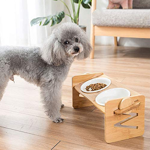 Elevated Dog Bowls 4 Height Adjustable Raised Dog Bowl with Stainless Steel Dog  Food Bowls Non-Slip Dog Bowl Stand for Pets - AliExpress