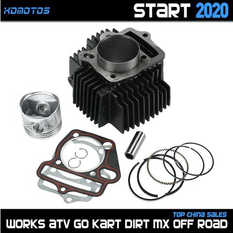 140cc Cylinder Piston Gasket Kit Fit For 55mm Bore Lifan 1P55FMJ LF 140 Horizontal Engines 140cc Dirt Bike Pit Bike Parts ► Photo 1/5