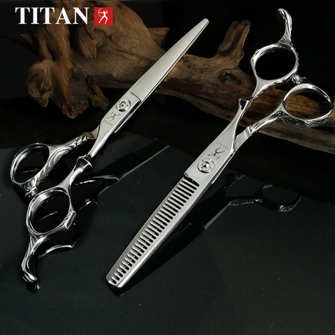 TITAN hairdresser barber hairdressing scissors free shipping ► Photo 1/6