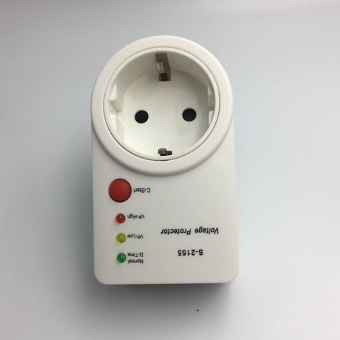 Automatic Voltage Protector Switcher AVS 15A 220V Power Surge Protection German EU Socket type Volt-safe for Home Appliances New ► Photo 1/6