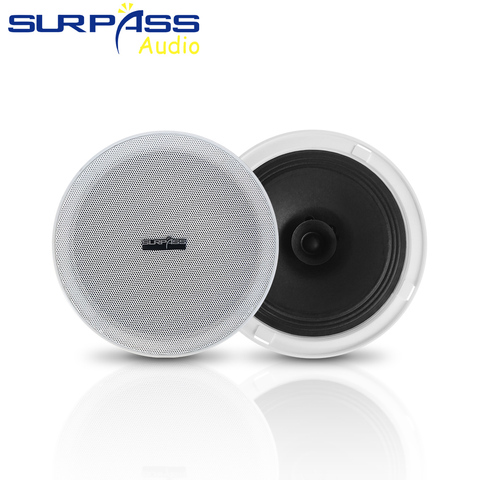 Surpass Audio Surround Sound Speakers System 6inch Ceiling Loudspeakers 8Ohm Roof Speakers For Home Background Music Audio Cinem ► Photo 1/6