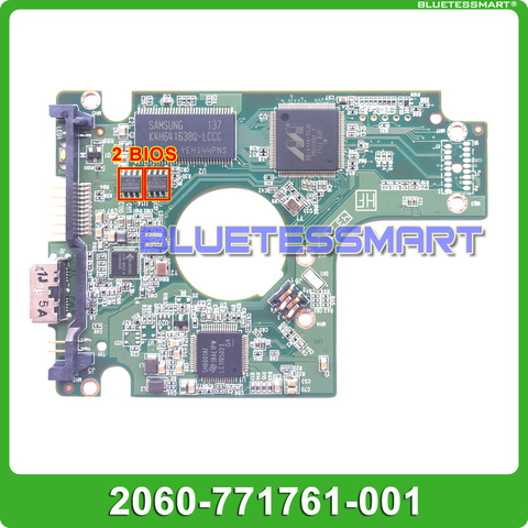 HDD PCB circuit board 2060-771761-001 REV A/P1 for WD 2.5 SATA hard drive repair data recovery ► Photo 1/5