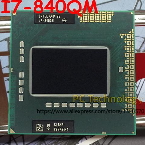 Original Intel CPU Processor Laptop Intel I7-840QM SLBMP I7 840QM 1.86G-3.2G/8M HM57 QM57 chipset 820qm 920xm ► Photo 1/1