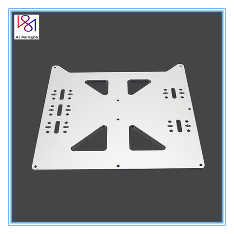 V2 Aluminum Y Carriage Anodized Plate Upgrade Hot Bed Support Plate For Wanhao Prusa I3 Reprap Diy 3d Printer Parts Accessories ► Photo 1/6