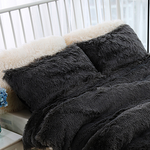 Warm Elegant Cozy Plush Pillowcase Super Soft Long Shaggy Faux Fur Pillow Cover Home Decorative Sleeping Pillowcases ► Photo 1/6