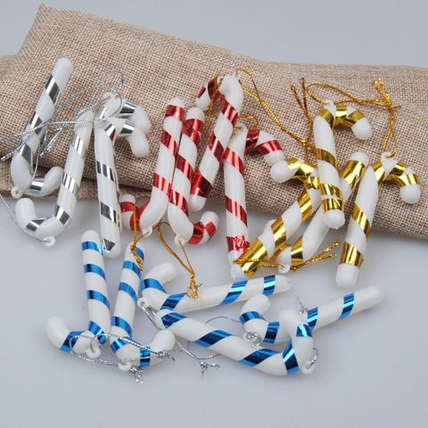 12Pcs Christmas Canes Christmas Tree Decorations for Home Party New Year Christmas Candy Cane Xmas Tree Hanging Ornaments ► Photo 1/6