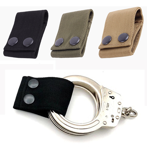 Tactical Quick-pull Handscuff Strap for Belt Portable Police Duty Button Lanyard Nylon Multifunctional Waist Hanger Accessories ► Photo 1/6