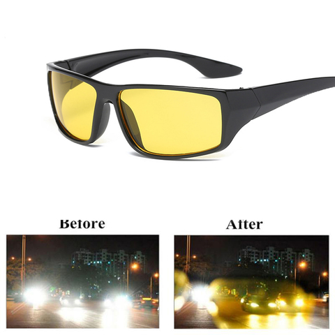 Anti-Glare Motorcycle Driving Glasses Night-Vision Glasses Protective Gears Sunglasses Night Vision Drivers Goggles ► Photo 1/6