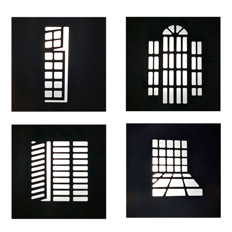 24 style DIY optical snoot background shape effect projection film