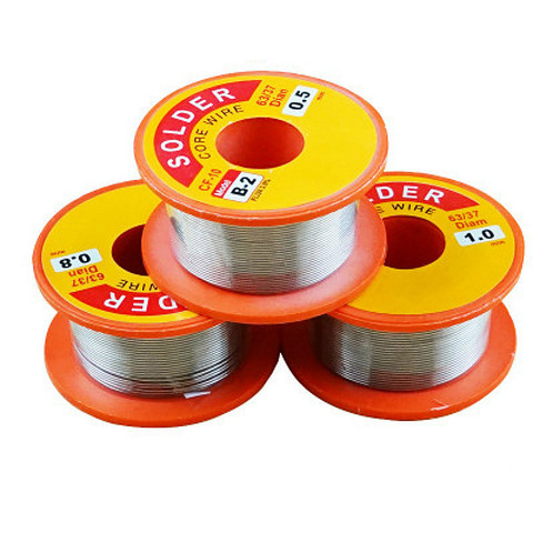 NEW 50G 0.5/0.6/0.8/1 63/37 FLUX 2.0% 45FT Tin Lead Tin Wire Melt Rosin Core Solder Soldering Wire Roll No-clean ► Photo 1/6