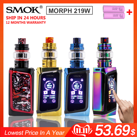 Original SMOK Morph 219 Kit 219W Vape Electronic E Cigarette with TF Tank Atomizer Vaporizer Core Coil Head VS X-PRIV Scar 18 ► Photo 1/6