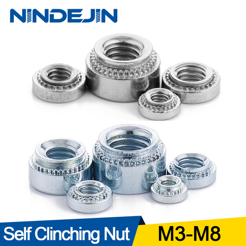 5-30pcs Self Clinching Nut 304 Stainless Steel Galvanized Swage Nut M3 M4 M5 M6 M8 Plug Nut Machine Tool Fasteners ► Photo 1/6