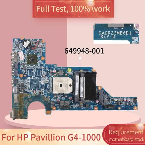 DA0R23MB6D1 DA0R23MB6D0 For HP Pavillion G4-1000 G6 G7 Laptop Motherboard 649948-001 645521-001 641339-001 Notebook Mainboard ► Photo 1/6