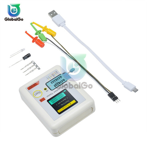 M328 Transistor Tester LCR Diode Capacitance ESR Meter LCR-TC1 LCR TC1 Colorful Display Multifunctional TFT Backlight Transistor ► Photo 1/6