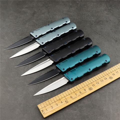 Outdoor camping tactical self-defense knife D2 blade t6-6061 aviation aluminum handle high hardness sharp EDC knife fruit knife ► Photo 1/6