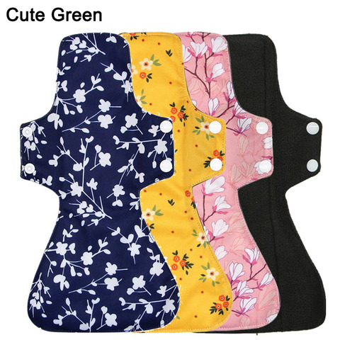 Night Use Heave Flow Reusable Menstrual Pad Waterproof PUL Feminine Hygiene Panty Liner Bamboo Charcoal Washable Sanitary Napkin ► Photo 1/6