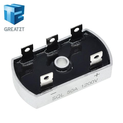 GREATZT 50A 1200V Aluminum Metal Case 3 Phase Diode Bridge Rectifier 50Amp SQL50A Module ► Photo 1/6