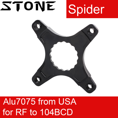 Stone chainring adapter spider converter  for RF to 104 BCD single speed 104bcd narrow and wide tooth 3mm offset ► Photo 1/6