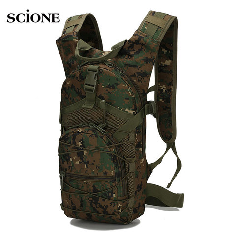 15L Molle Tactical Backpack 800D Oxford Military Hiking Bicycle Backpacks Outdoor Sports Cycling Climbing Camping Bag Army XA568 ► Photo 1/6