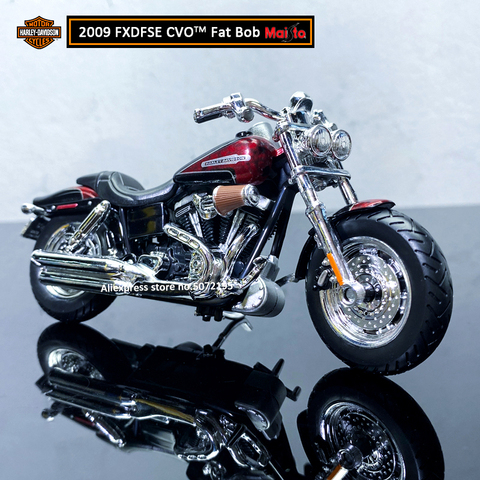 Maisto NEW 1:18 HARLEY-DAVIDSON 2009 FXDFSE CVO Alloy Diecast Motorcycle Model Workable Toy For Children Gifts Toy Collection ► Photo 1/6