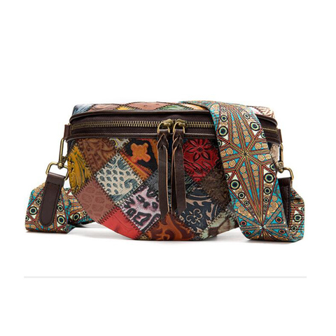 MAHEU New Fashion Bohemia Style Waist Bags Leather Chest Bag For Lady Crossbody Shoulder Bag Female Girls Fanny Pack Popular ► Photo 1/6