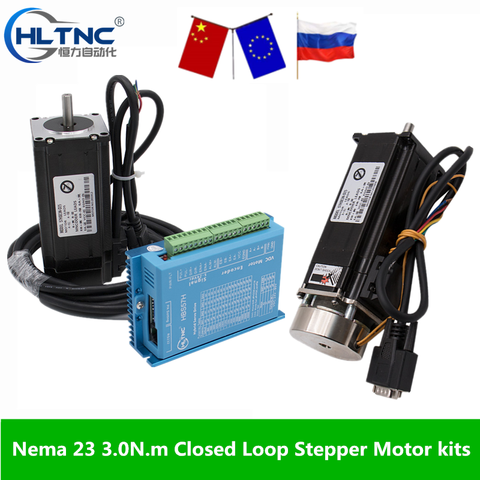 57 Stepper Motor Driver 3nm Servo Motor 57HSE3N+HBS57 Closed-loop step motor 3NM 57 Hybrid closed loop Nema 23 2-phase. ► Photo 1/6