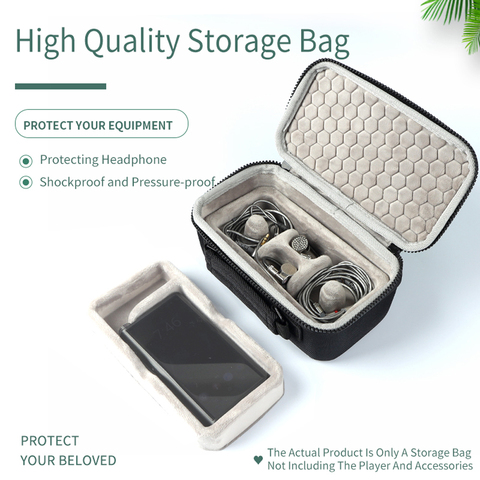 Durable Carrying Case Storage Box For FiiO M15 / M11 / M11 Pro for SHANLING M8 / M6 / M6PRO / M5S /M2X Protective Case Cover Bag ► Photo 1/6