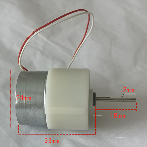 300 DC Gear Motor 18MM-Shaft-D DC 3V 5V 6V electromotor DIY toy small motor ► Photo 1/4