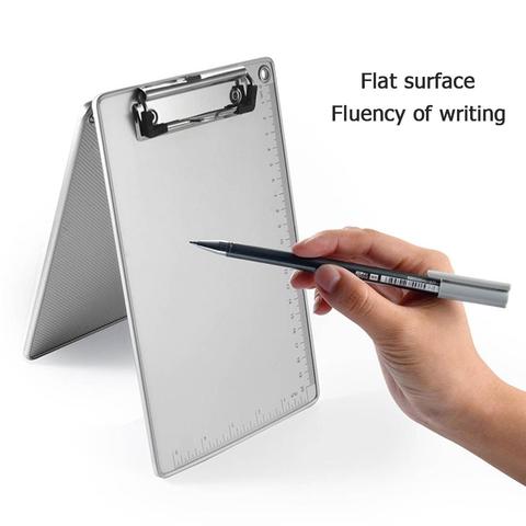 Aluminum Alloy A4/A5 Paper Clipboard Folder Writing Board Clip Writing Pad File Document Folder School Office Stationery ► Photo 1/6