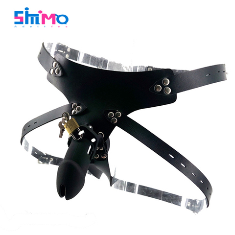 SMMQ Male Chastity Belt Strap on Silicone Cock Ring CB6000 Male Chastity Cage Five Sizes Ring Holy Trainer Couples Sex Toy ► Photo 1/6