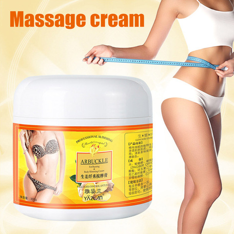 1pc Ginger Full Body Slimming Cream Fat Bruner Anti-cellulite Body Shaping Gel Moisturizing Firming Slimming Product Health Care ► Photo 1/6