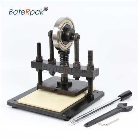 20x14cm BateRpak Hand pressure sampling machine,photo paper,PVC/EVA sheet mold cutter,manual leather mold /Die cutting machine ► Photo 1/6