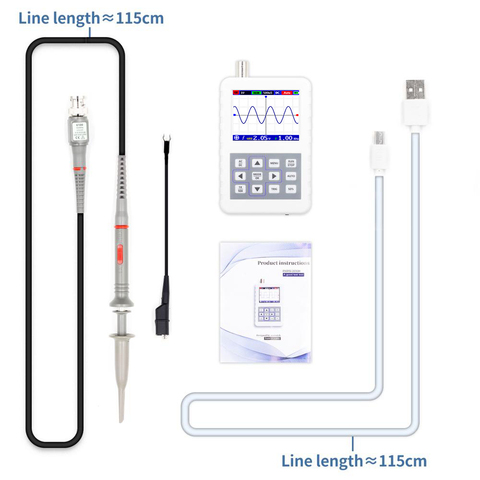 KKmoon 2031H Digital Oscilloscope  One Button AUTO  Handheld Oscilloscope Mini Palm Size Oscilloscope Sampling Rate 200MSa/s ► Photo 1/1